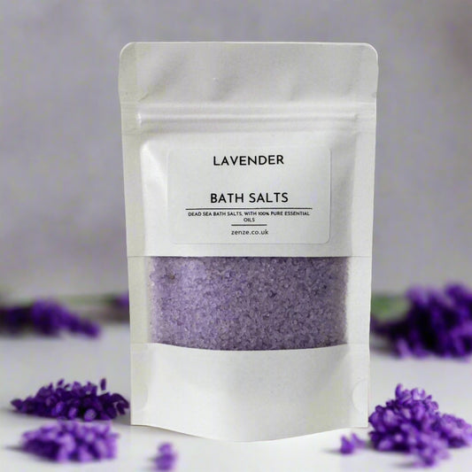 Lavender Pure Essential Oil Dead Sea Bath Salts