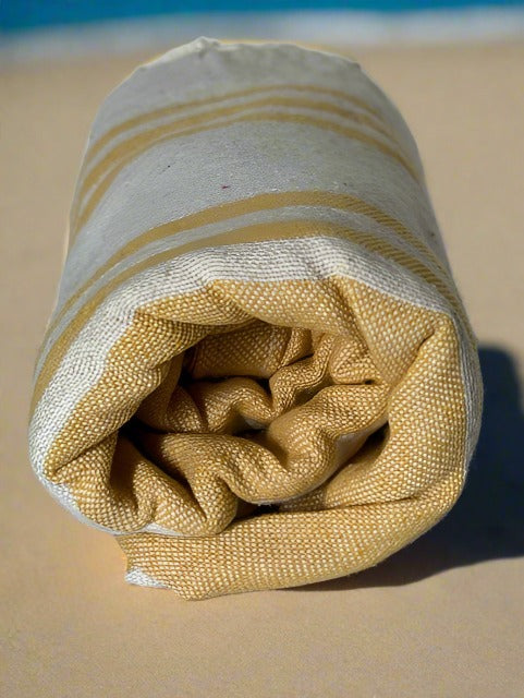 Hamman Spa towel - Sunrise Yellow